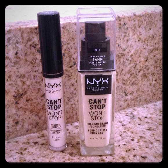 NYX Other - NYX 24HR Matte Finish Foundation and Concealer